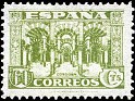 Spain 1937 Monumentos 60 CTS Verde Edifil 810